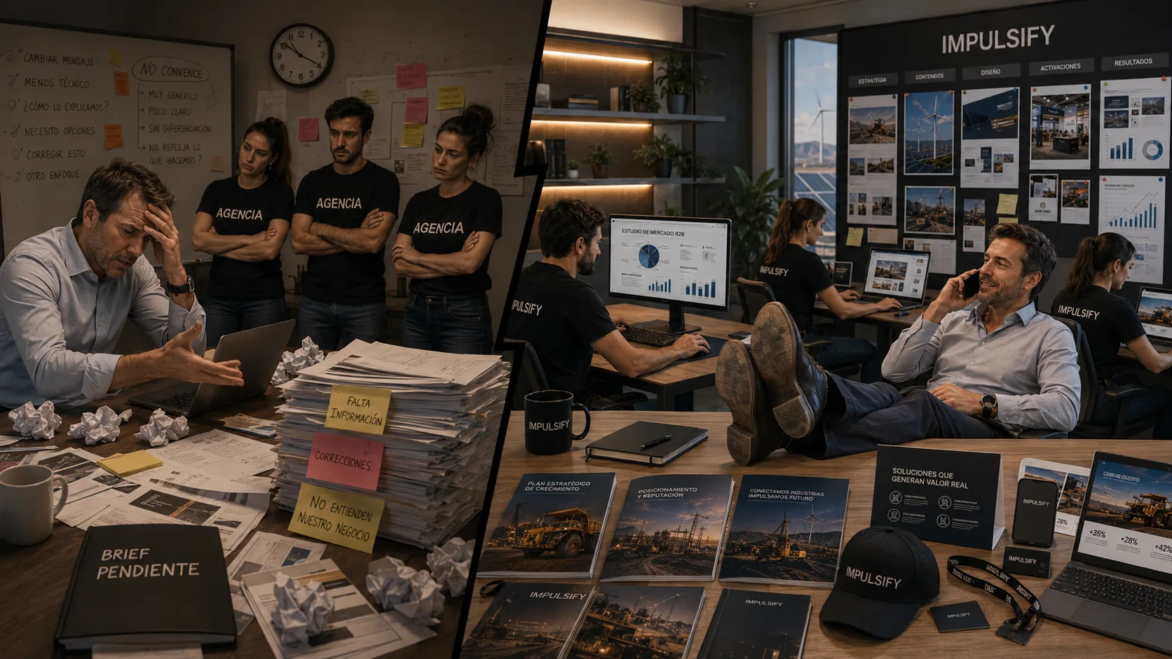 Profesional B2B trabajando con autonomía y criterio técnico en su área de expertise